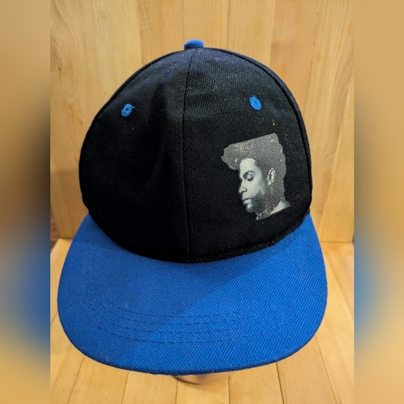 Black and Blue Graphic Baseball Cap - Picture 1 of 5